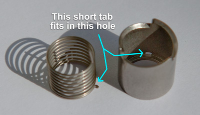 Thomson XCT2520 spring assembly