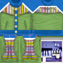 a customized image of the Akiko character's jacket