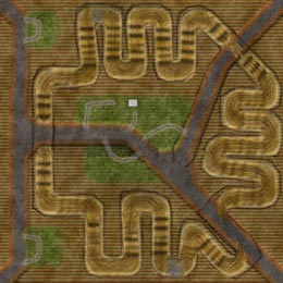 image of the Farmyard Scramble  main track area texture map