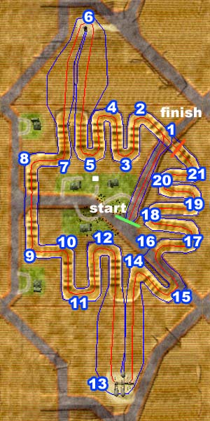 image of the Farmyard Scramble track layout